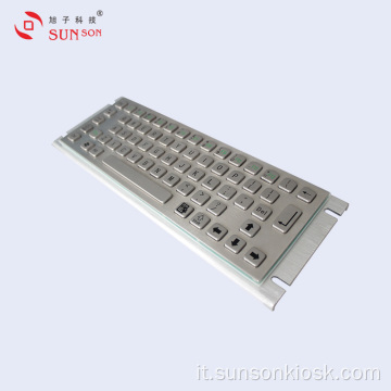 Tastiera antivandalo IP65 per chiosco informazioni